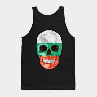 Bulgaria Flag Skull - Gift for Bulgarian With Roots From Bulgaria Tank Top